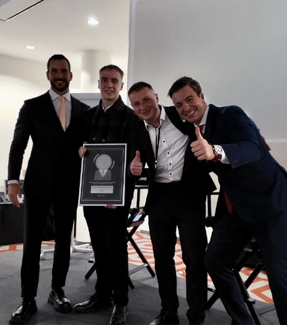 Nick und Max auf der Bühne