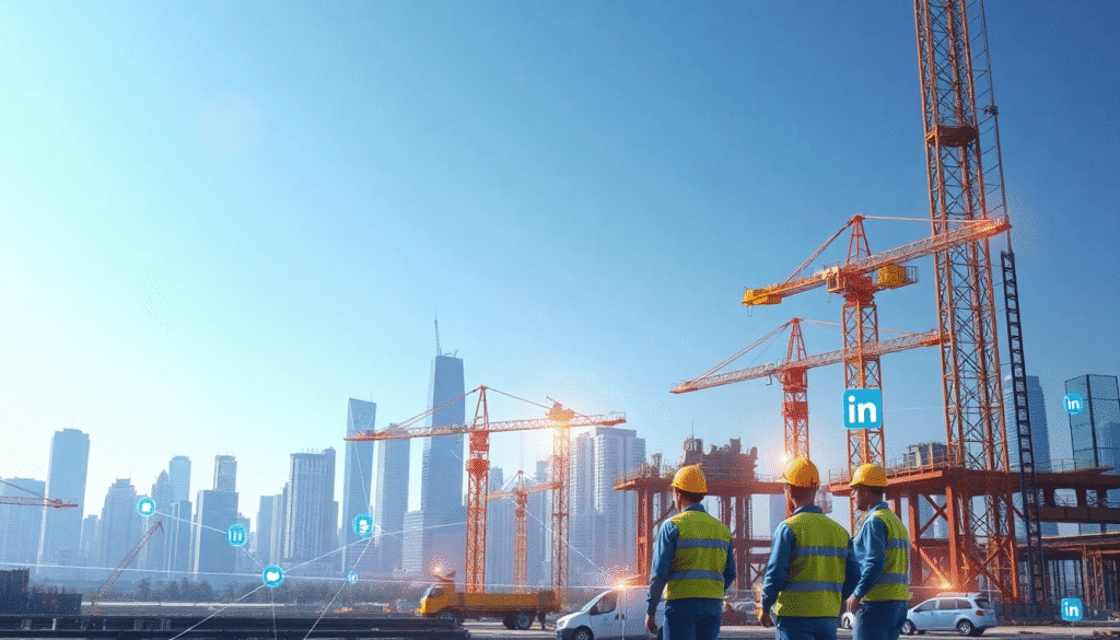 Bauunternehmen profitieren von LinkedIn-Strategien