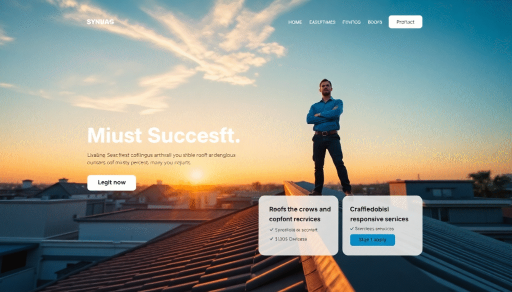Effektiven Landing Pages für Dachdecker