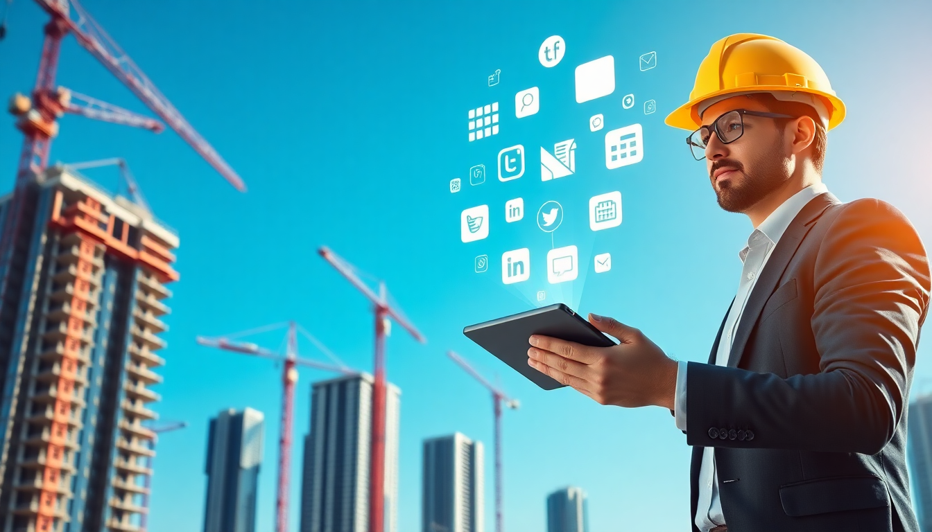 Bauindustrie Social Media Strategien